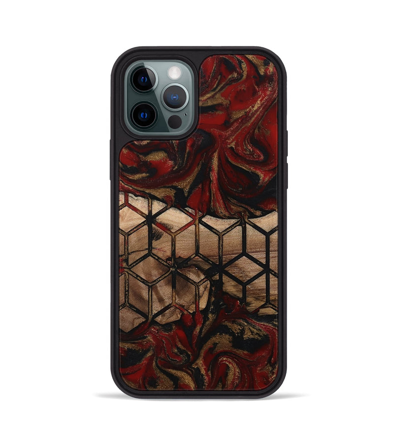 iPhone 12 Pro Wood Phone Case - Andy (Pattern, 802394)