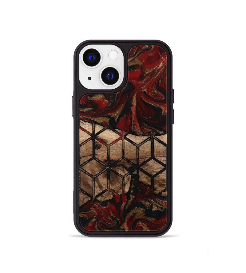 iPhone 13 mini Wood Phone Case - Andy (Pattern, 802394)