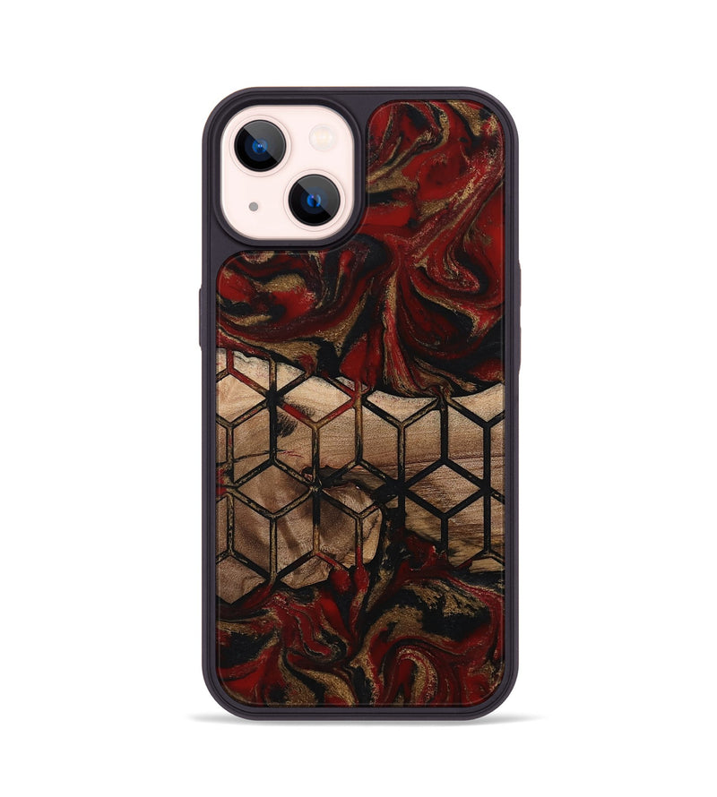 iPhone 14 Wood Phone Case - Andy (Pattern, 802394)