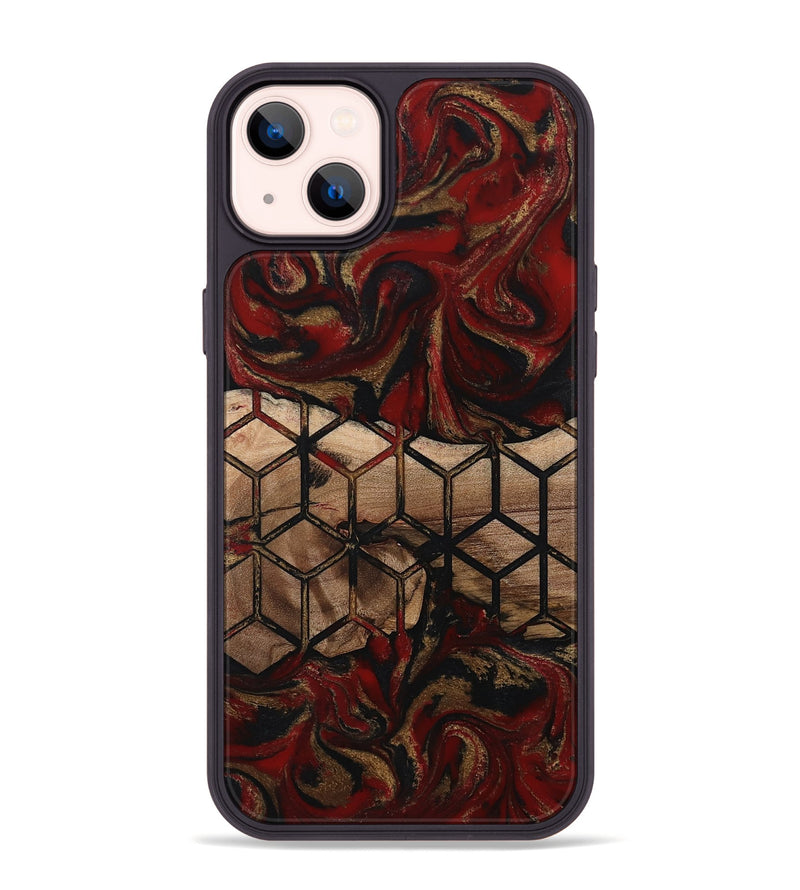 iPhone 14 Plus Wood Phone Case - Andy (Pattern, 802394)