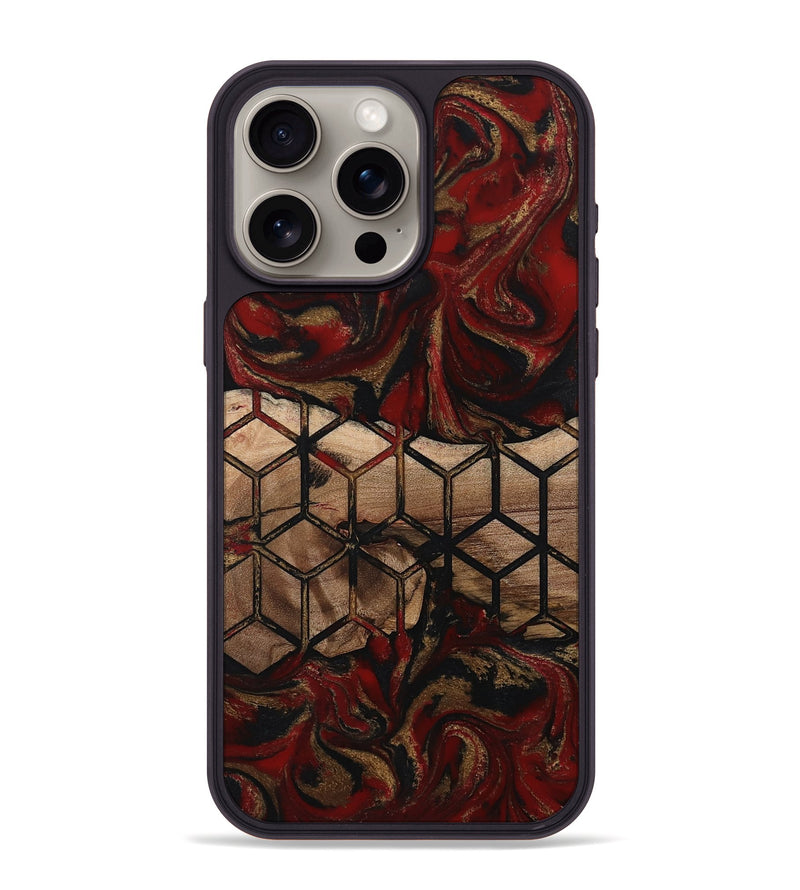 iPhone 15 Pro Max Wood Phone Case - Andy (Pattern, 802394)