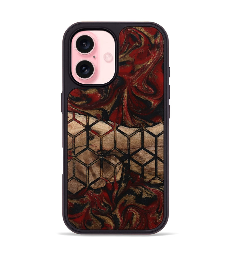 iPhone 16 Wood Phone Case - Andy (Pattern, 802394)