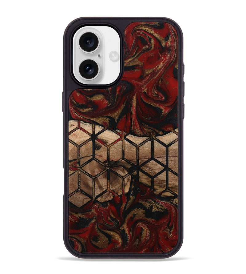 iPhone 16 Plus Wood Phone Case - Andy (Pattern, 802394)