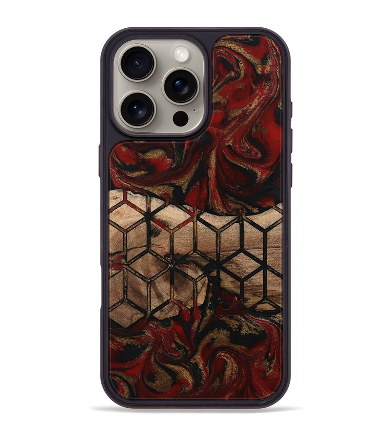 iPhone 16 Pro Max Wood Phone Case - Andy (Pattern, 802394)