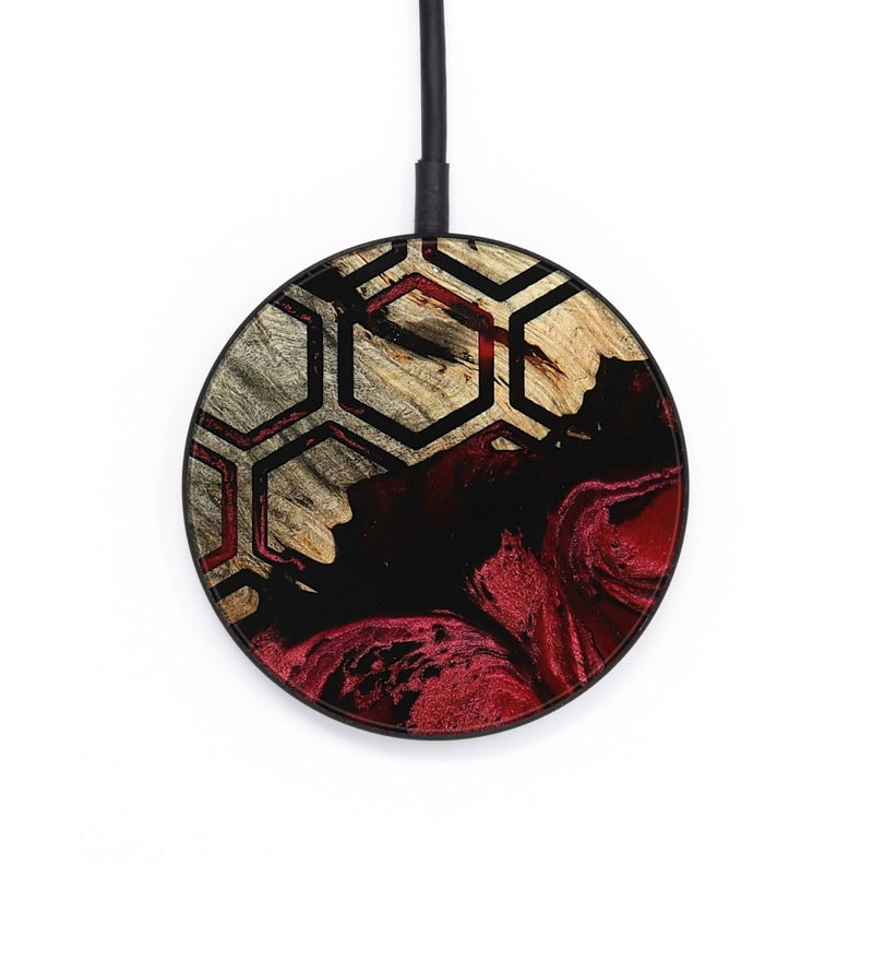 Circle Wood Wireless Charger - Edythe (Pattern, 802395)