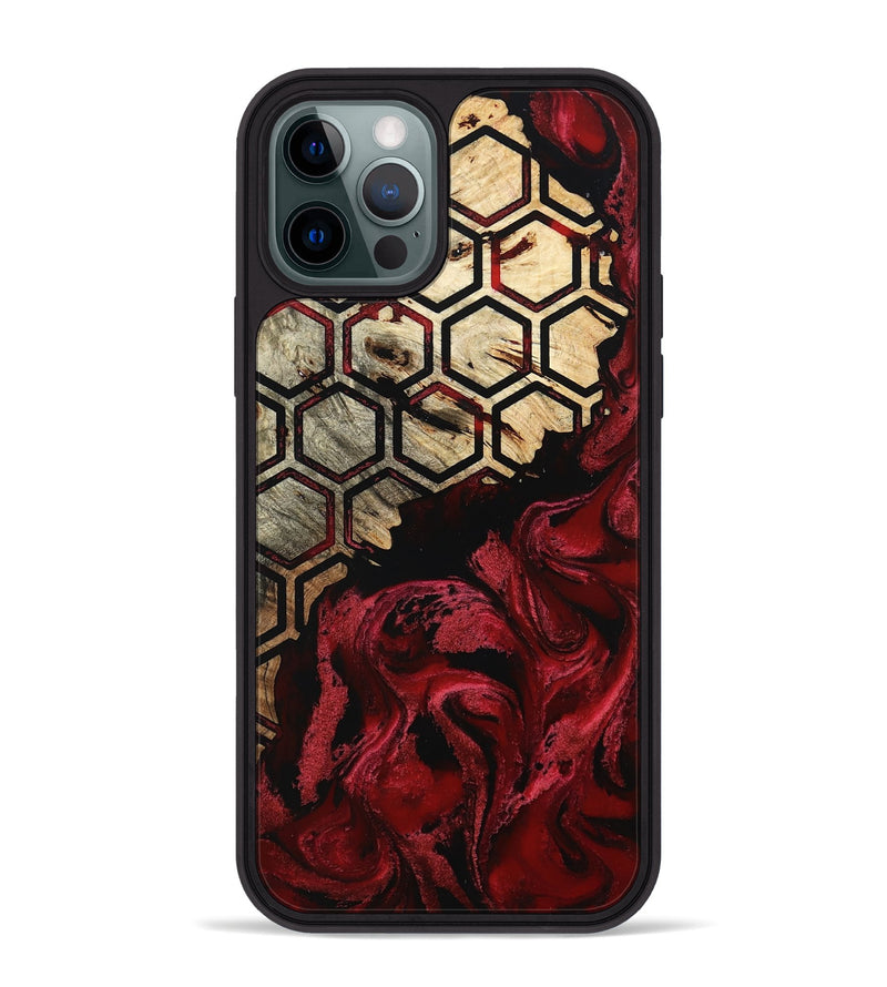 iPhone 12 Pro Max Wood Phone Case - Edythe (Pattern, 802395)