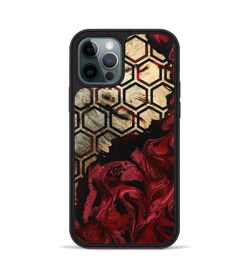 iPhone 12 Pro Wood Phone Case - Edythe (Pattern, 802395)
