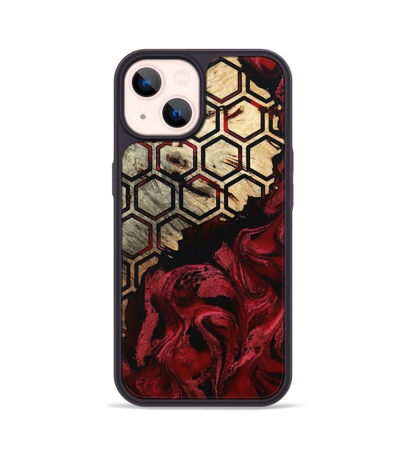 iPhone 14 Wood Phone Case - Edythe (Pattern, 802395)