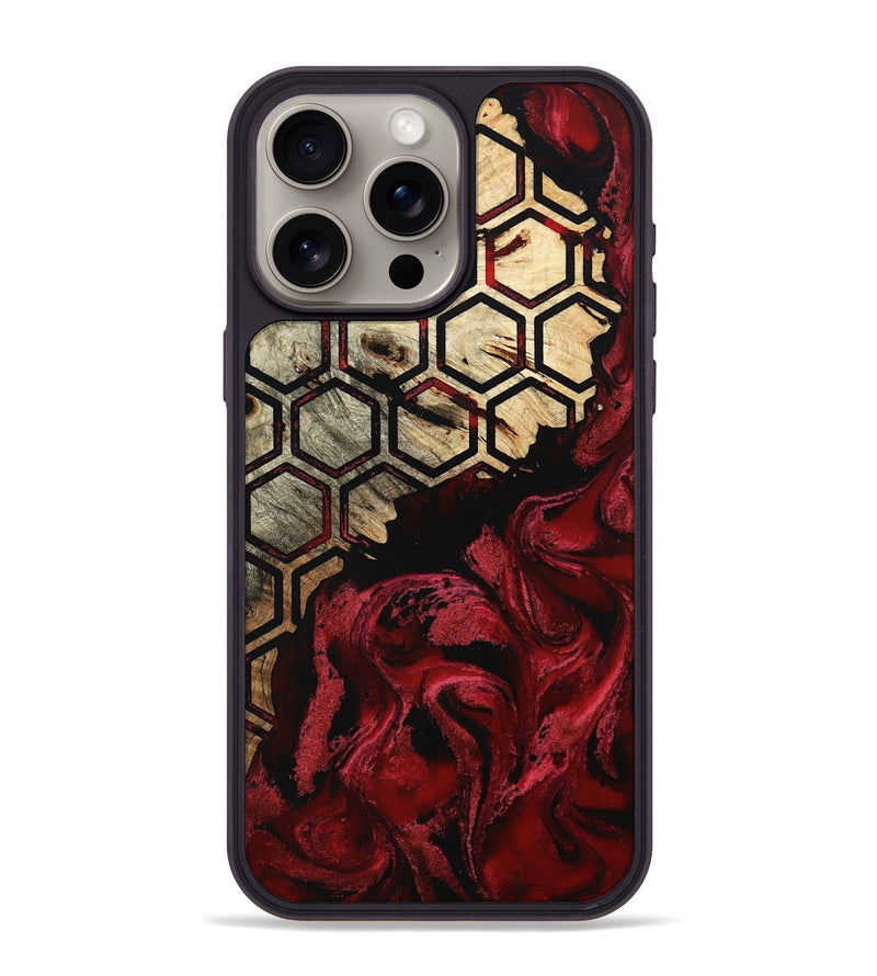 iPhone 15 Pro Max Wood Phone Case - Edythe (Pattern, 802395)