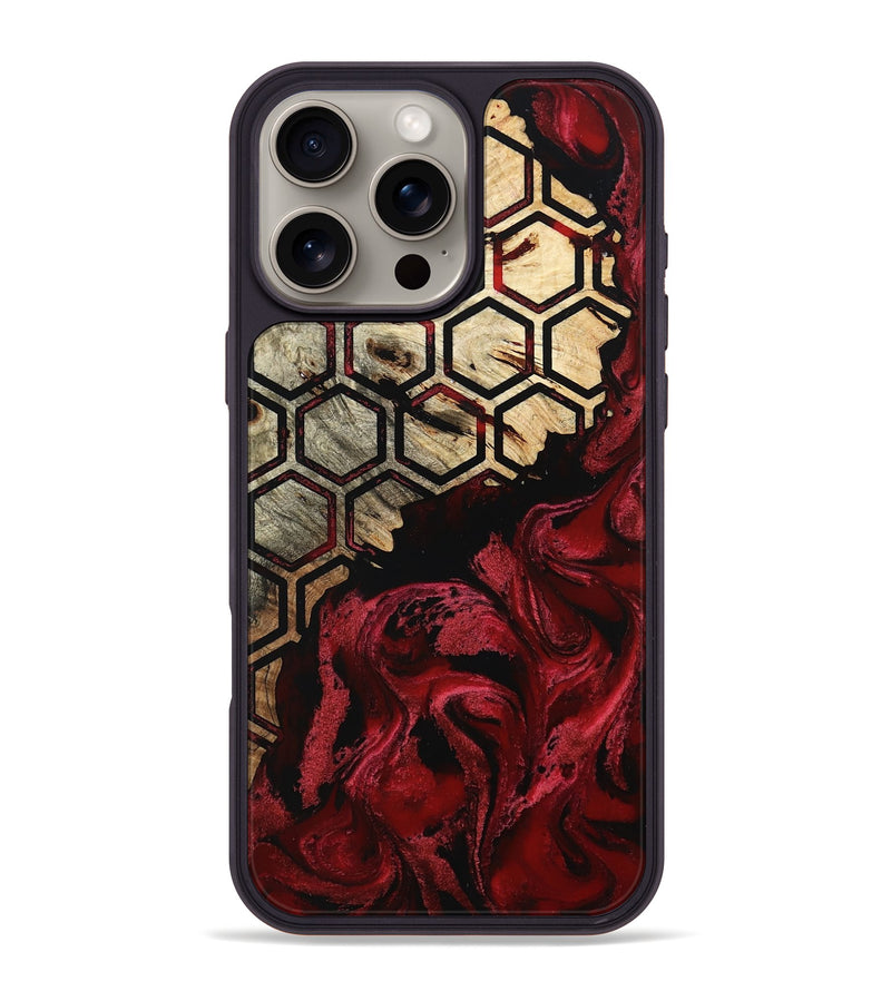 iPhone 16 Pro Max Wood Phone Case - Edythe (Pattern, 802395)