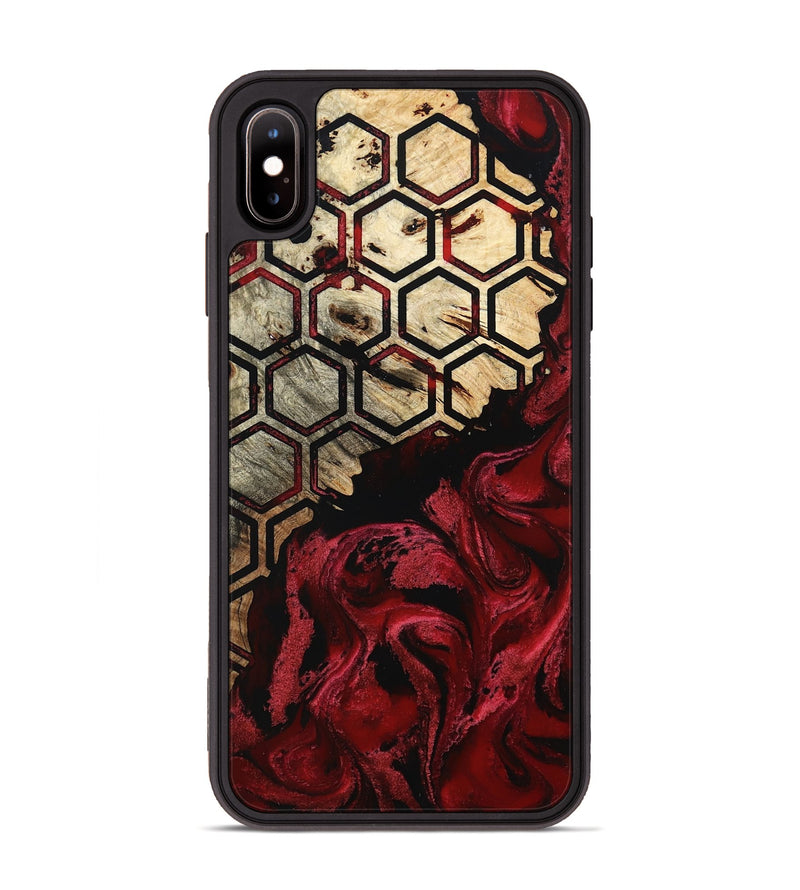 iPhone Xs Max Wood Phone Case - Edythe (Pattern, 802395)