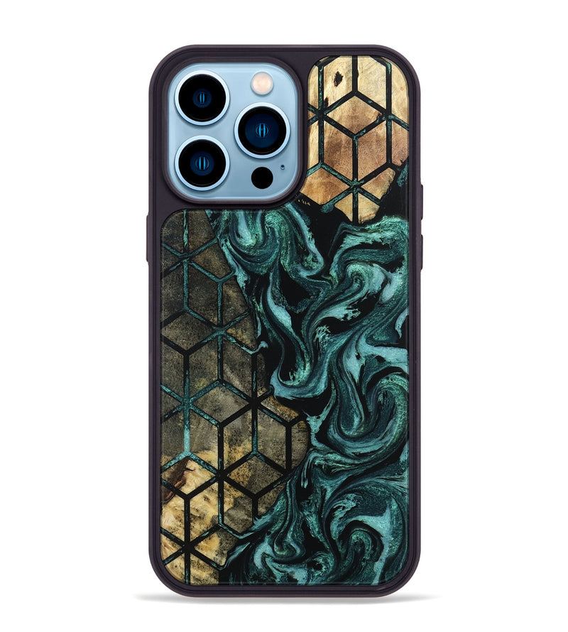 iPhone 14 Pro Max Wood Phone Case - Kenisha (Pattern, 802397)