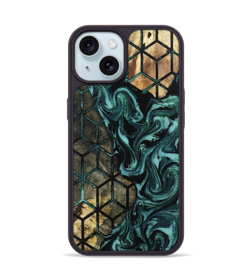 iPhone 15 Wood Phone Case - Kenisha (Pattern, 802397)
