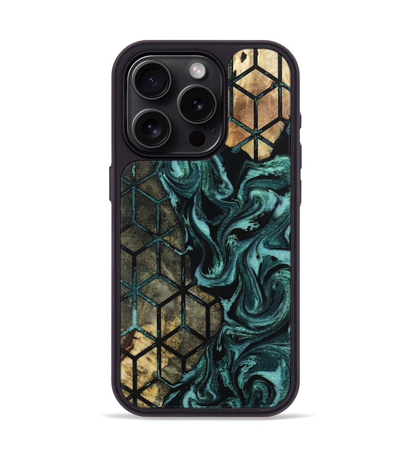 iPhone 15 Pro Wood Phone Case - Kenisha (Pattern, 802397)