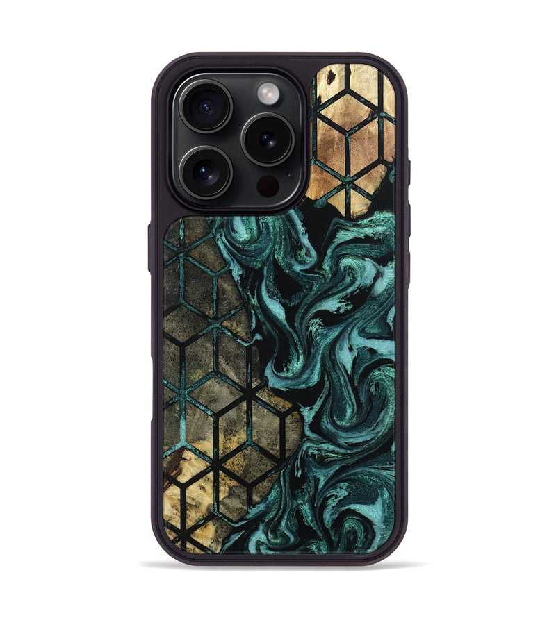 iPhone 16 Pro Wood Phone Case - Kenisha (Pattern, 802397)