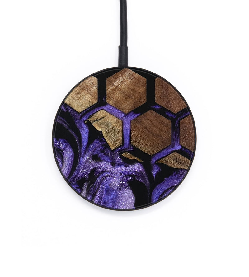 Circle Wood Wireless Charger - Milena (Pattern, 802398)