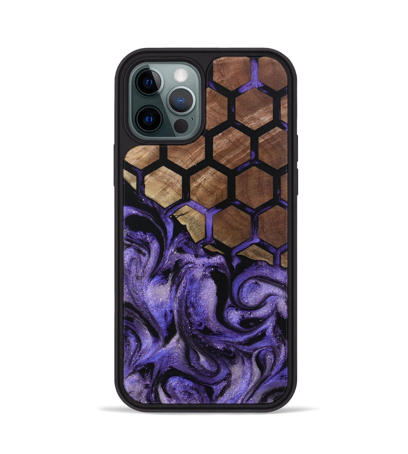 iPhone 12 Pro Wood Phone Case - Milena (Pattern, 802398)