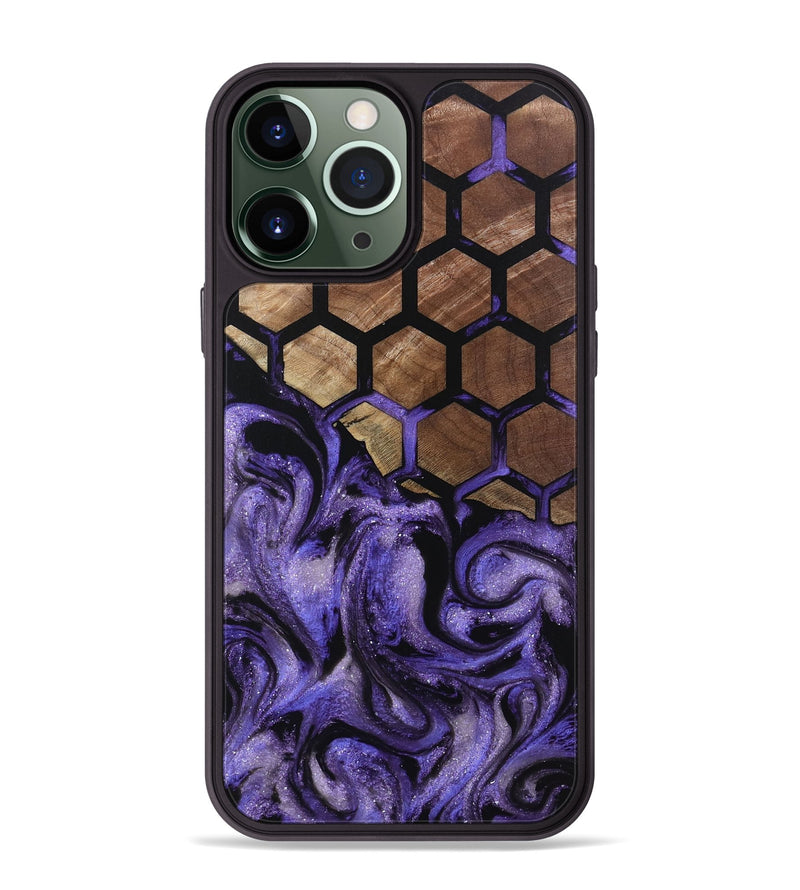 iPhone 13 Pro Max Wood Phone Case - Milena (Pattern, 802398)