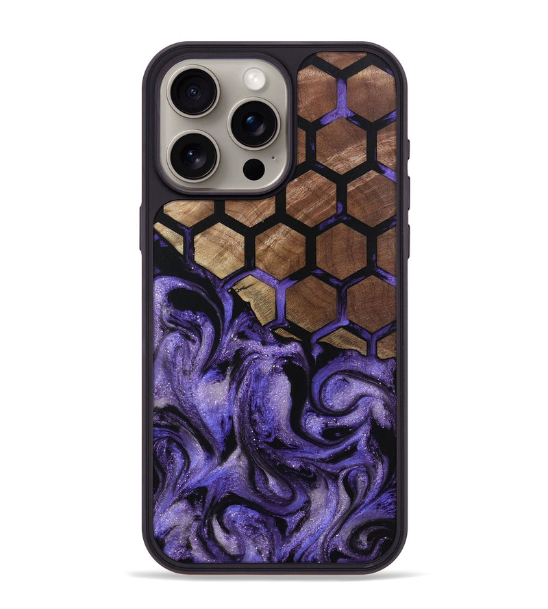 iPhone 15 Pro Max Wood Phone Case - Milena (Pattern, 802398)
