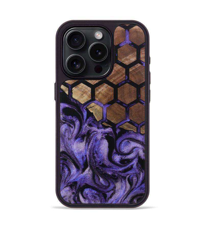 iPhone 15 Pro Wood Phone Case - Milena (Pattern, 802398)