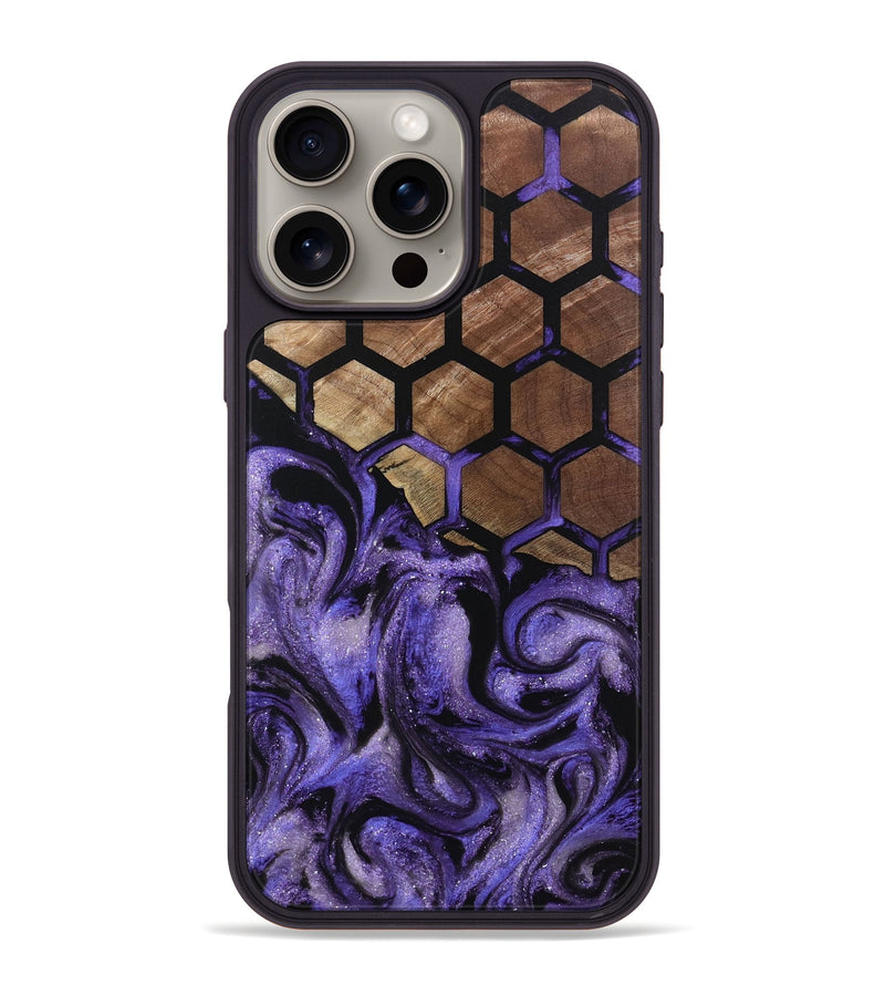 iPhone 16 Pro Max Wood Phone Case - Milena (Pattern, 802398)