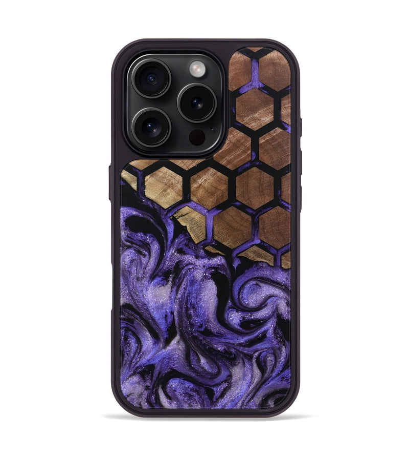 iPhone 16 Pro Wood Phone Case - Milena (Pattern, 802398)