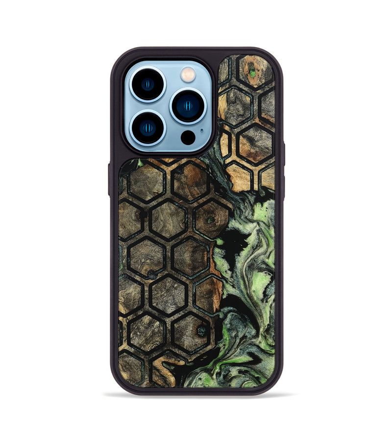iPhone 14 Pro Wood Phone Case - Haylie (Pattern, 802399)