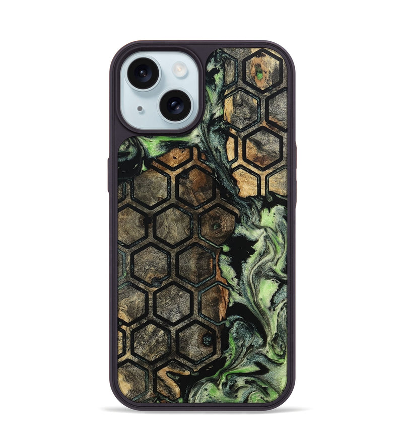iPhone 15 Wood Phone Case - Haylie (Pattern, 802399)