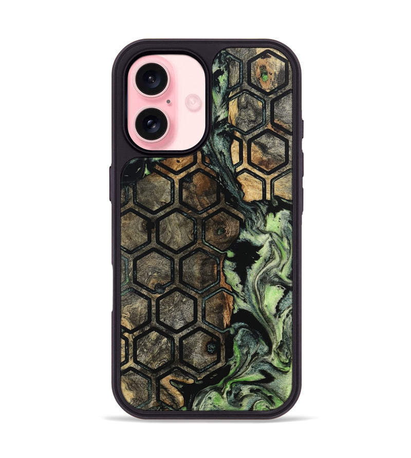 iPhone 16 Wood Phone Case - Haylie (Pattern, 802399)