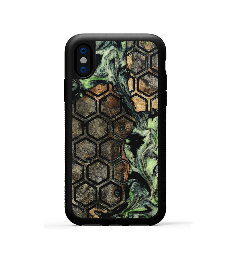 iPhone Xs Wood Phone Case - Haylie (Pattern, 802399)