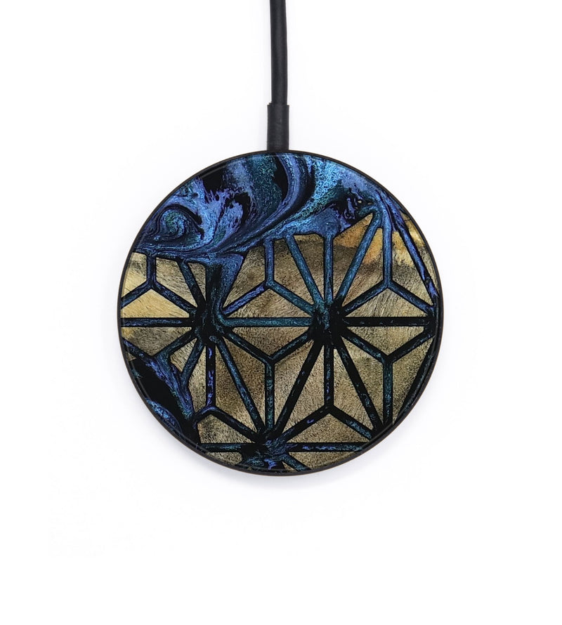 Circle Wood Wireless Charger - Kaya (Pattern, 802413)