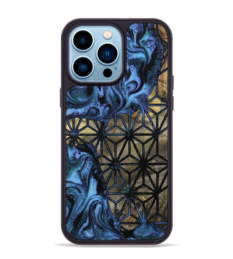 iPhone 14 Pro Max Wood Phone Case - Kaya (Pattern, 802413)