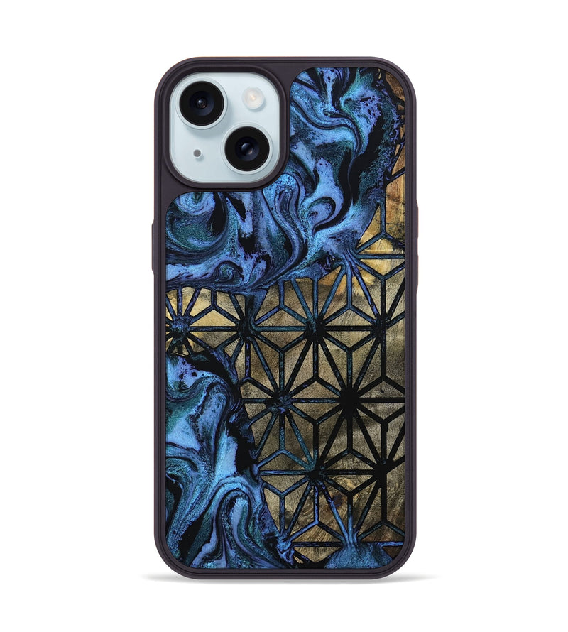 iPhone 15 Wood Phone Case - Kaya (Pattern, 802413)