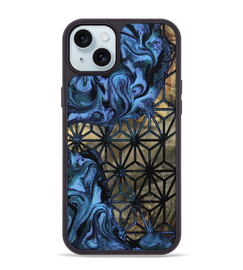 iPhone 15 Plus Wood Phone Case - Kaya (Pattern, 802413)