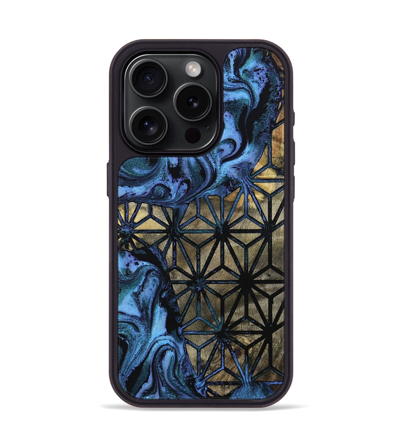 iPhone 15 Pro Wood Phone Case - Kaya (Pattern, 802413)