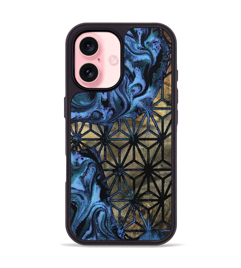 iPhone 16 Wood Phone Case - Kaya (Pattern, 802413)