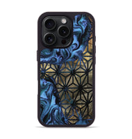 iPhone 16 Pro Wood Phone Case - Kaya (Pattern, 802413)