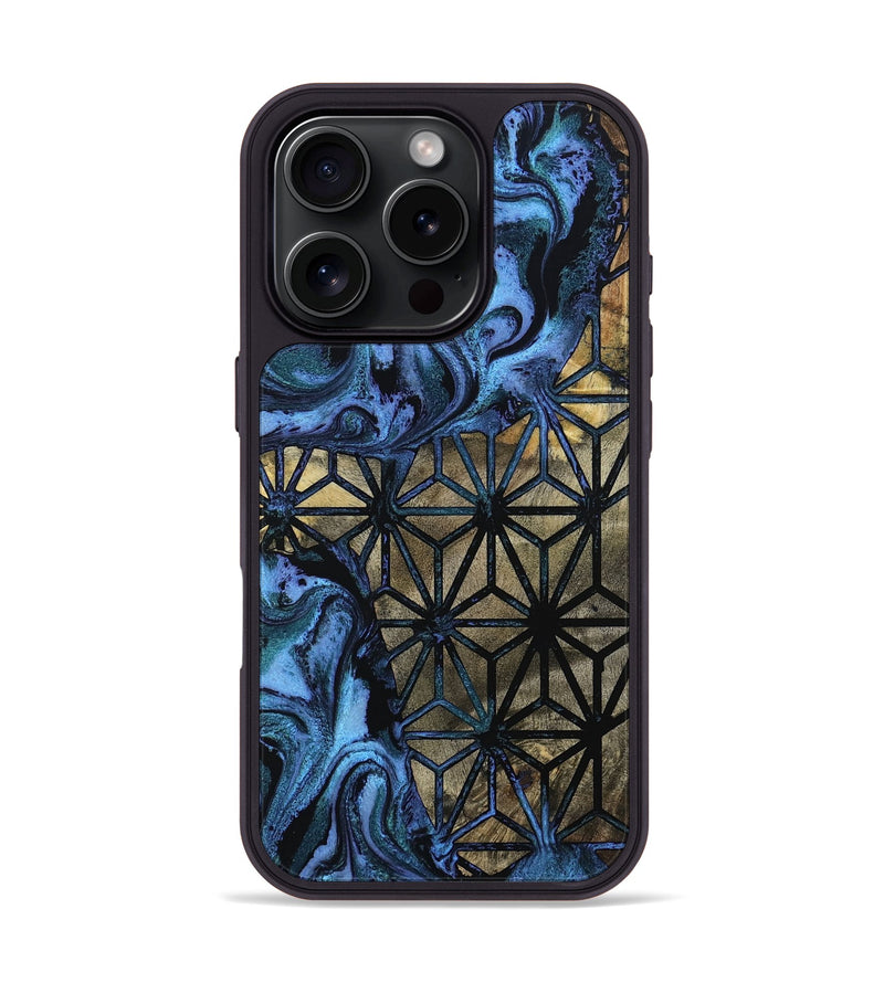 iPhone 16 Pro Wood Phone Case - Kaya (Pattern, 802413)