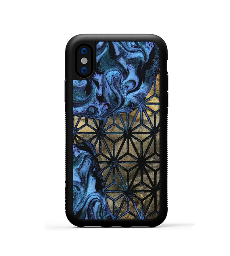 iPhone Xs Wood Phone Case - Kaya (Pattern, 802413)