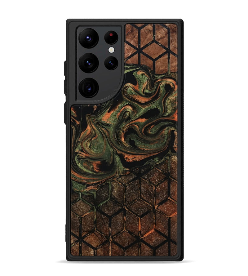 Galaxy S22 Ultra Wood Phone Case - Leyla (Pattern, 802414)