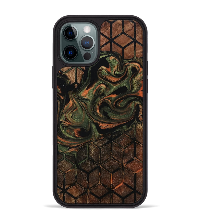 iPhone 12 Pro Max Wood Phone Case - Leyla (Pattern, 802414)
