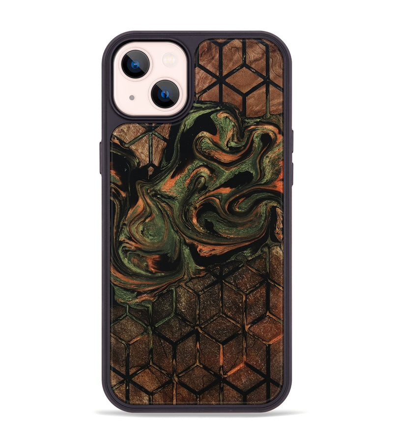iPhone 14 Plus Wood Phone Case - Leyla (Pattern, 802414)
