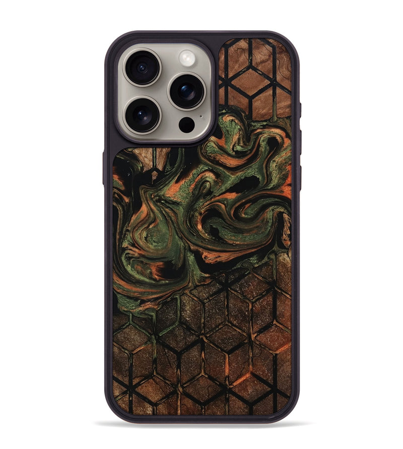 iPhone 15 Pro Max Wood Phone Case - Leyla (Pattern, 802414)