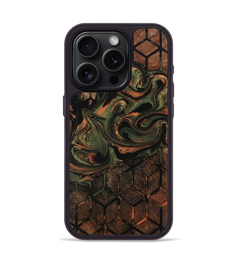 iPhone 15 Pro Wood Phone Case - Leyla (Pattern, 802414)