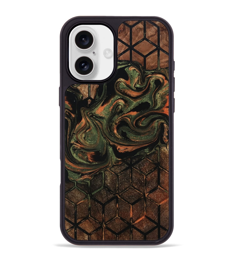 iPhone 16 Plus Wood Phone Case - Leyla (Pattern, 802414)