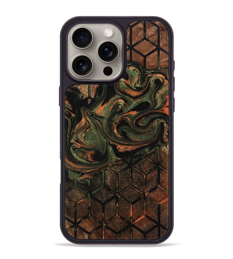 iPhone 16 Pro Max Wood Phone Case - Leyla (Pattern, 802414)