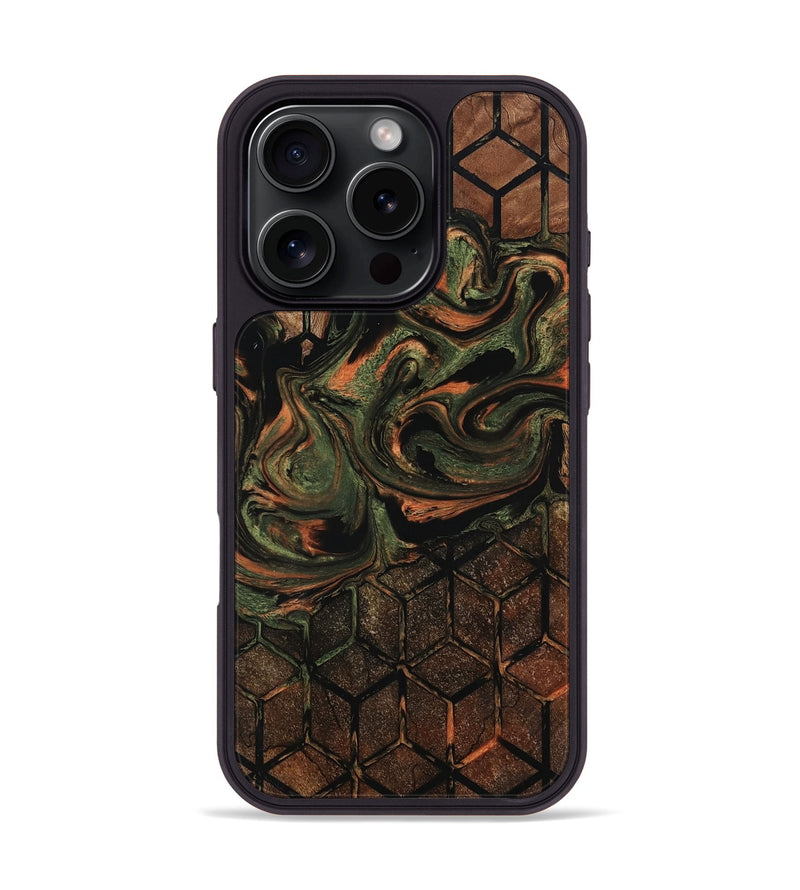 iPhone 16 Pro Wood Phone Case - Leyla (Pattern, 802414)