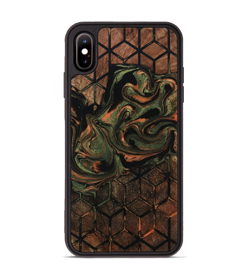 iPhone Xs Max Wood Phone Case - Leyla (Pattern, 802414)