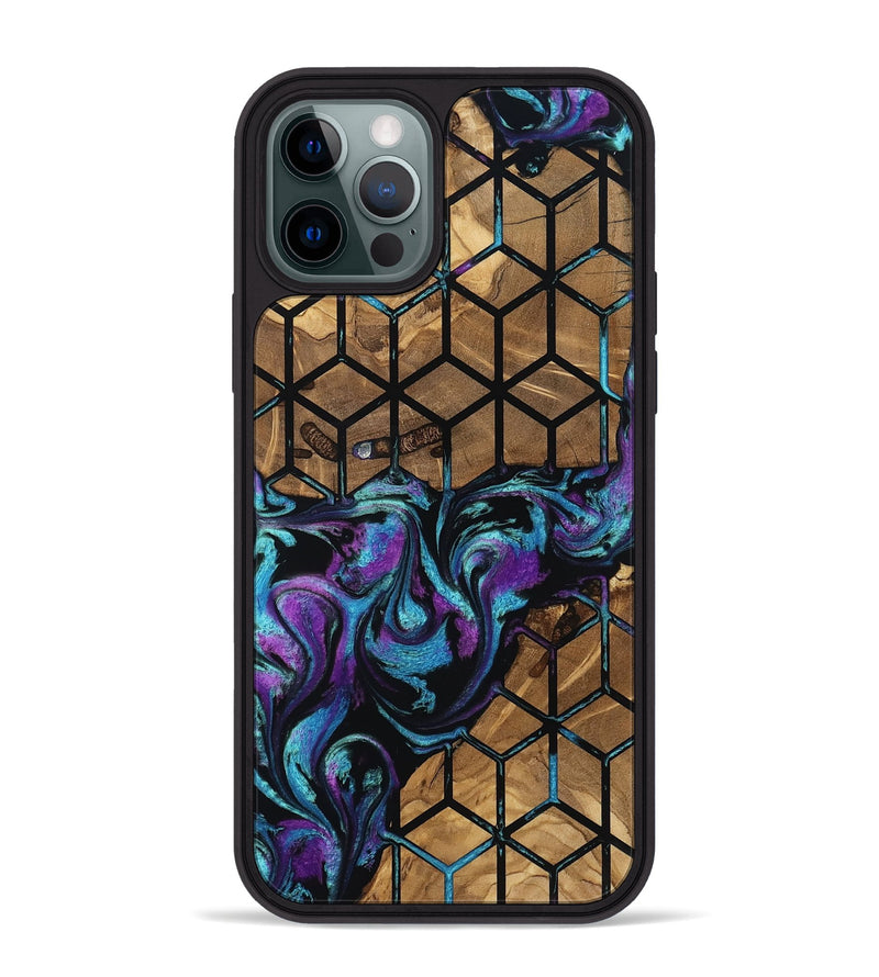 iPhone 12 Pro Max Wood Phone Case - Shannan (Pattern, 802415)