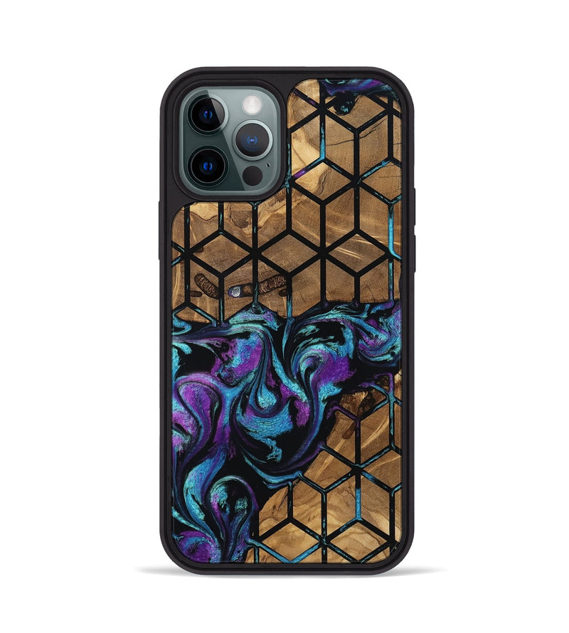 iPhone 12 Pro Wood Phone Case - Shannan (Pattern, 802415)